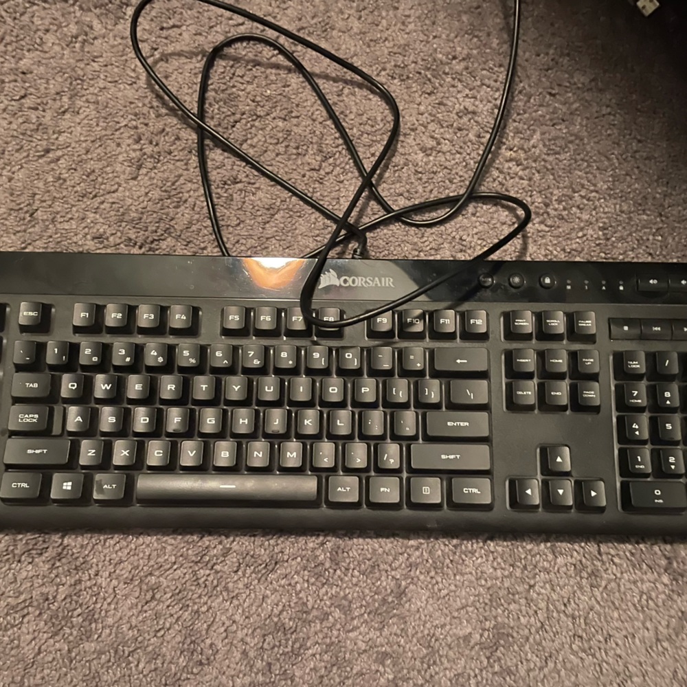 Corsair gaming keyboard